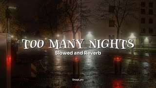 Too Many Nights Slowed amp Reverb [upl. by Joanna]