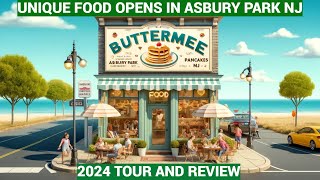 New Unique Breakfast spot in Asbury Park NJ Beach Boardwalk  Buttermee Pancakes Tour and Review [upl. by Euphemiah592]