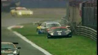 A Porsche under threat of 2 Ford GT European GT3 Monza Rd2 [upl. by Annawit569]