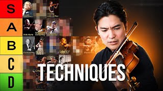 Ranking ALL Violin TECHNIQUES Difficulty Tier List [upl. by Towrey388]