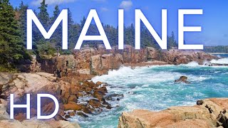 Maine in HD Stunning Drone Footage [upl. by Llednyl340]