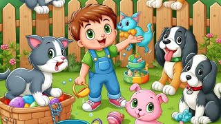 Домашние животные Domestics Animals animals сказка ии животные hrssgames3848 hrspower [upl. by Liva]