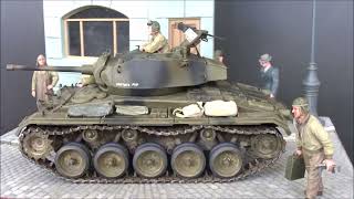 Pilsen 6 mai 1945  M24 Chaffee  135 [upl. by Nivanod]