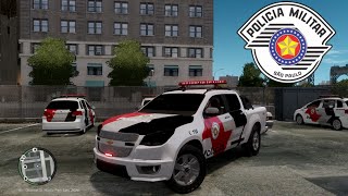 GTA IV  PMESP  Chevrolet S10 Policiamento de trânsito [upl. by Cassady]