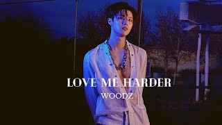 Woodz Love Me Harder 파랗게 1hour version [upl. by Ecydnak]