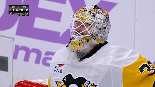 GOALIE GOAL 🚨 Penguins Tristan Jarry Scores on Empty Net vs Lightning [upl. by Osnofedli]