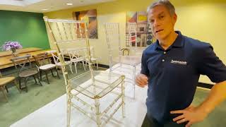 Clear Chiavari Chair Buyers Guide [upl. by Dulcinea]