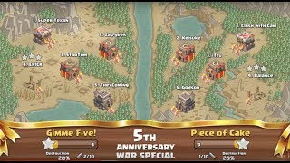 Clash of Clans  5th Anniversary War Special RECAP [upl. by Imray]