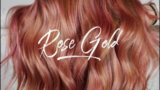 Rose Gold  Hair Tutorial [upl. by Reahard]