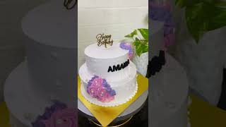 Beautiful cake design cake cookercake cakedecoration spongecake cakedesign birthdaycake [upl. by Eetnahs]