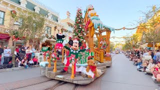 4K FULL Christmas Fantasy Parade 2023 at Disneyland Park  Holidays at Disneyland [upl. by Lundt624]