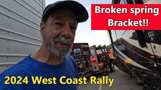 Broken spring bracket West Coast Rally [upl. by Amat]