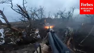 Russian Military Releases Bodycam Video Of Frontline Battle Between Russian And Ukrainian Forces [upl. by Culbert]