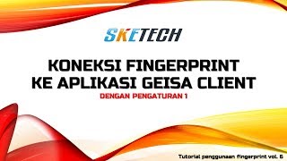 Koneksi Finger Print ke Aplikasi Geisa Client dengan Pengaturan 1 [upl. by Ahsinom]