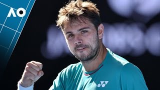 Wawrinka v Tsonga match highlights QF  Australian Open 2017 [upl. by Llehsyar996]