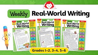 Weekly RealWorld Writing Grades 16 by EvanMoor [upl. by Marlea]