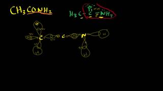 Orbital diagram of CH3CONH2 [upl. by Tremayne]