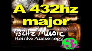 432 hzAmaj chordHeinke Aussenegg432 hz free downloadHermode tuning [upl. by Emixam]