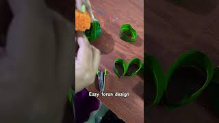 Easy toran design  diwali decoration diwalitoran festivevibes [upl. by Schreibe964]