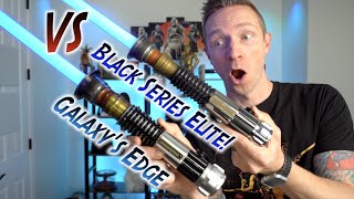 Kenobi Series Force FX Elite Lightsaber VS Galaxys Edge [upl. by Avad]