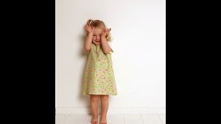 How to sew a girls Pinafore Dress to support your sewing success [upl. by Hayarahs841]