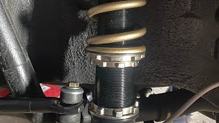 “HOW TO” set spring preload on BC coilovers [upl. by Buxton]