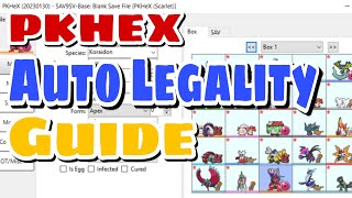 PKHex Auto Legality Mod Guide  Pokemon Scarlet amp Violet  February 2023 [upl. by Ryle]