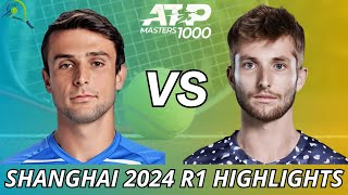 Aleksandar Vukic vs Corentin Moutet  Highlights  Shanghai 2024 [upl. by Sacul]