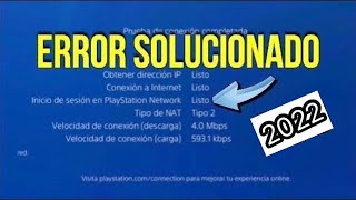 COMO SOLUCIONAR UN ERROR EN INICIO DE SESION EN PLAYSTATION PS4 EN 2022 [upl. by Eerac]