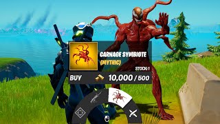 NEW Boss Carnage Mythic Weapon Fortnite Update [upl. by Shaff856]