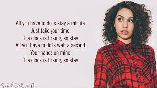 Zedd Alessia Cara  Stay Lyrics [upl. by Isherwood]