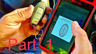 Nissan Frontier 2022  Universal Smart Key Generation  Autel KM100 pt 1 [upl. by Hike822]