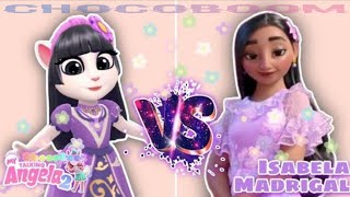 ISABELA MADRIGAL ALL PURPLE ITEMS  My Talking Angela 2  Cosplay [upl. by Nnylhsa]