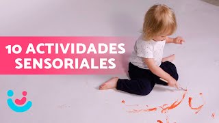 10 ACTIVIDADES SENSORIALES para niños de 1 a 2 años 🧸 [upl. by Blackwell]