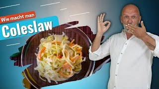 AMERIKANISCHER KRAUTSALAT  Coleslaw einfach amp lecker [upl. by Dej82]