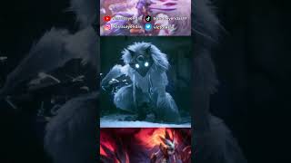 🐑🐺 HISTORIA de KINDRED Shorts kindred leagueoflegends [upl. by Naujd]