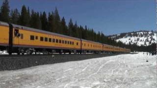 UP 844 Steam Train Soda Springs California [upl. by Waldack]