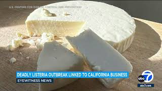 Listeria outbreak linked to recalled queso fresco cotija cheese more dairy products [upl. by Aihsemek]