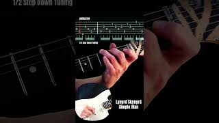 Lynyrd Skynyrd Simple Man Guitar Intro [upl. by Gottwald]