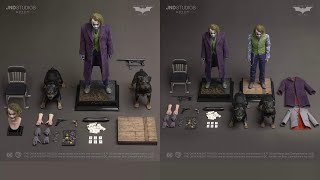 New dc comics the joker dark knight statue 3 versions revealed jnd studios [upl. by Nulubez376]