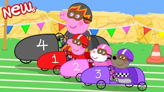 Peppa Pig Tales 🏁 Peppa Goes Go Karting 🏎 Peppa Pig Episodes [upl. by Staw]