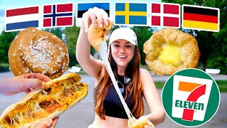 Trying Weird Convenience Store Foods Across Europe Sweden Germany Netherlands Norway Denmark [upl. by Porter942]