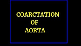 Coarctation of aorta [upl. by Mik356]