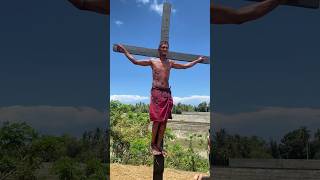 Jesus is crucified  Moriones Festival 2024 marinduque holyweek semanasanta2024 philippines [upl. by Aitnahs]