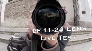 Canon EF 1124mm F4 Lens Live Test [upl. by Duggan]