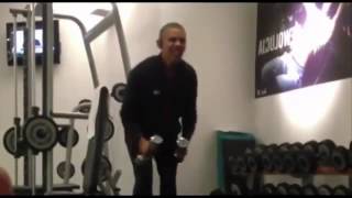 BBC News Barack Obama works out in the gym [upl. by Arraic]