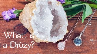 What is a Druzy All about Druzy Agate Stones by PhoenixFire Designs [upl. by Kerby]