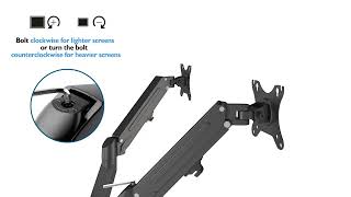 The Ultimate Monitor Arm Stand by BONTEC  Unleash Your Screens Potential [upl. by Otnas]