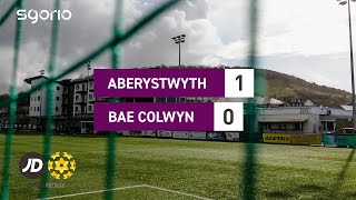 Uchafbwyntiau  Highlights Aberystwyth 10 Bae Colwyn  JD Cymru Premier [upl. by Hashum]