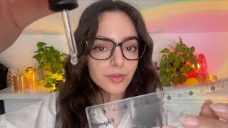 ASMR Allergy Test Appointment amp Skin Assessment ✨ Crinkly Notebook NoteTaking [upl. by Nnylcaj]